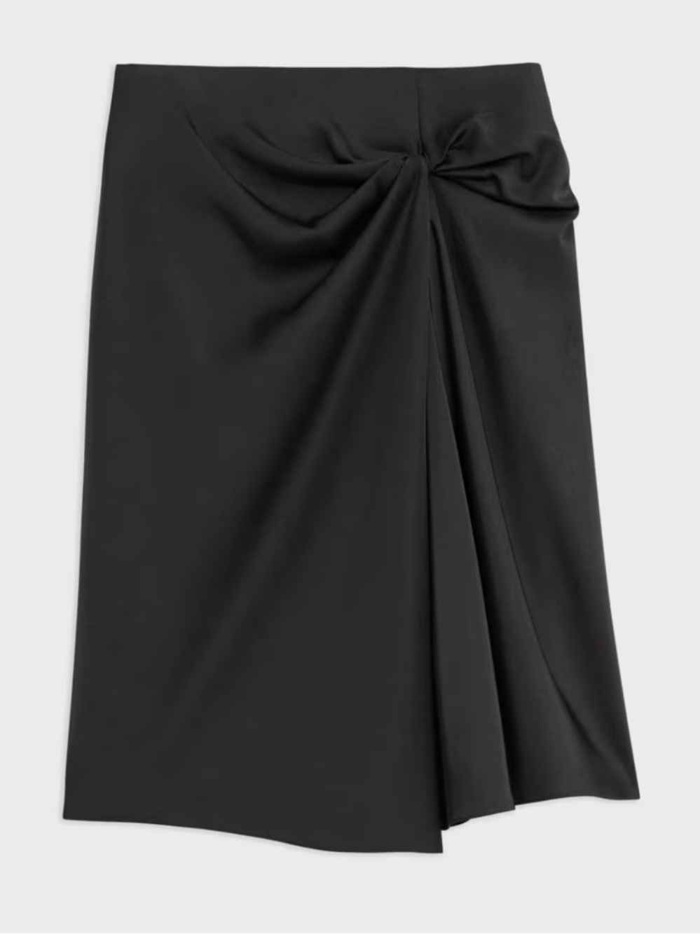 Theory Project Twisted Midi Skirt